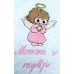 Product: Babies>Baby Cloths - Burp Cloth (Little angel)